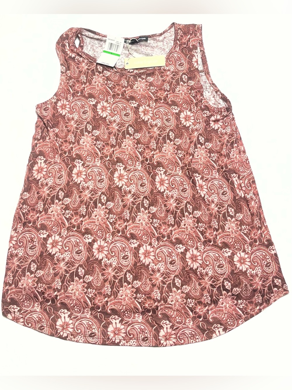 Cable & Gauge women’s size large sleeveless tank top